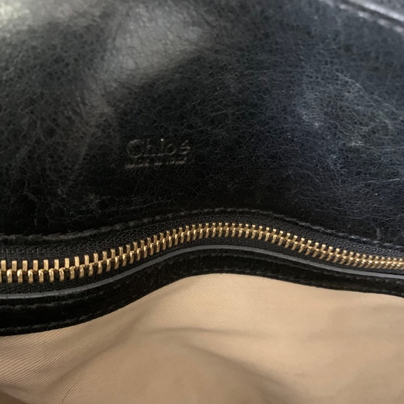 Chloe Black Leather Heloise East/West Shoulder Satchel Bag - Picture 2 of 2